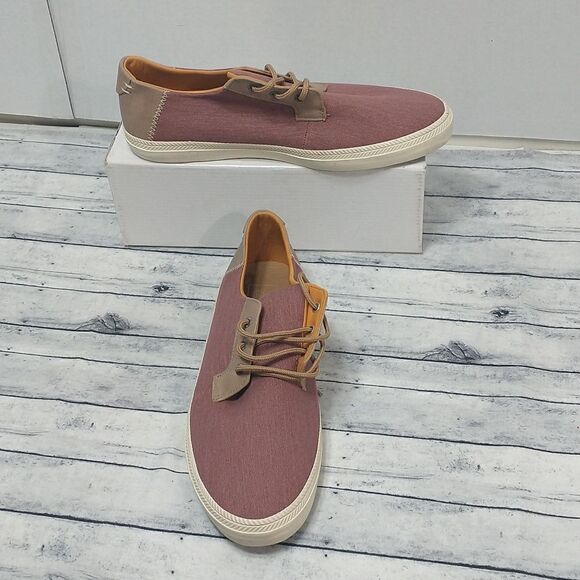 Bixby Other - Bixby Nomad Red Canvas Ulealian Vulcanized Sneakers Mens Sz 9.5.